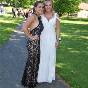 Black jovani prom dress